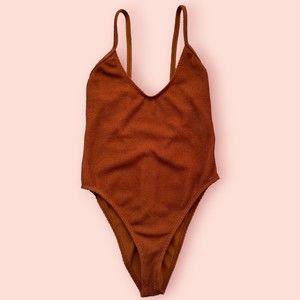 Good American Always Fits One-Piece in Chai | Size S/M